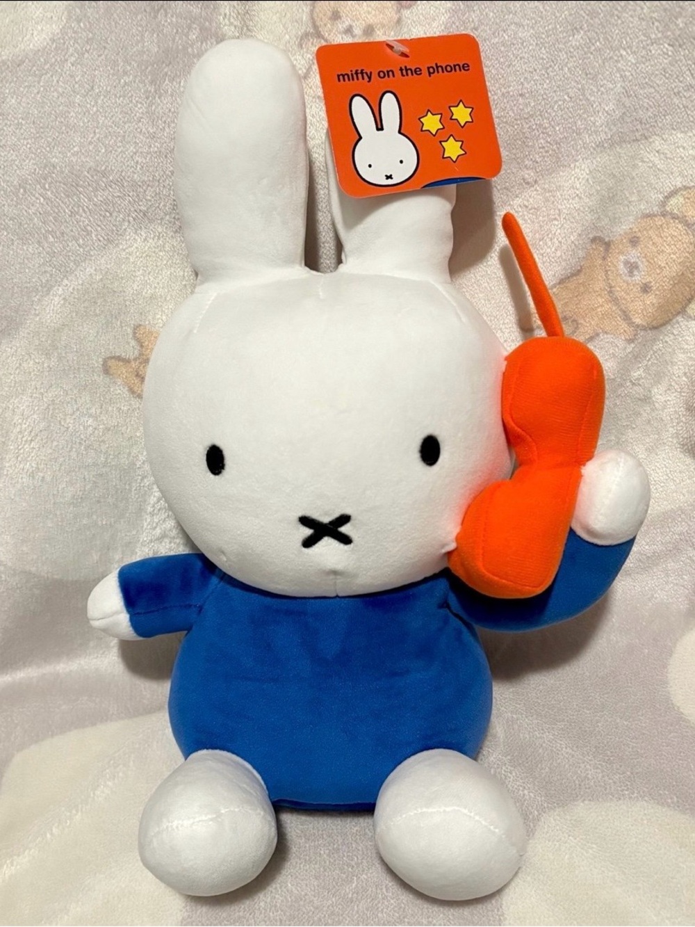 NEW Kawaii Miffy on the phone by Smoko Mochi Plush
